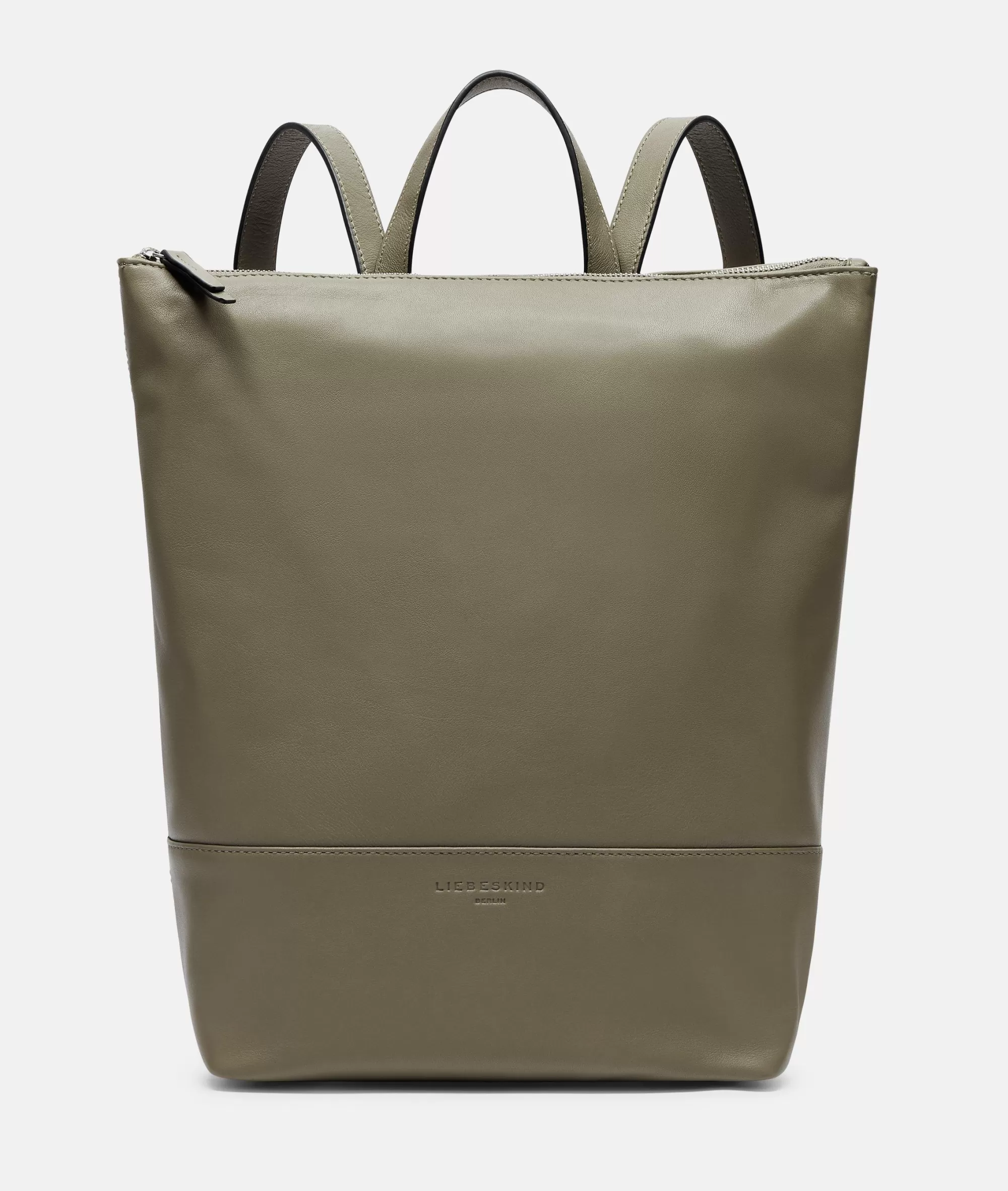 LIEBESKIND BERLIN  Ledertaschen | Rucksäcke<Backpack L olivgrün