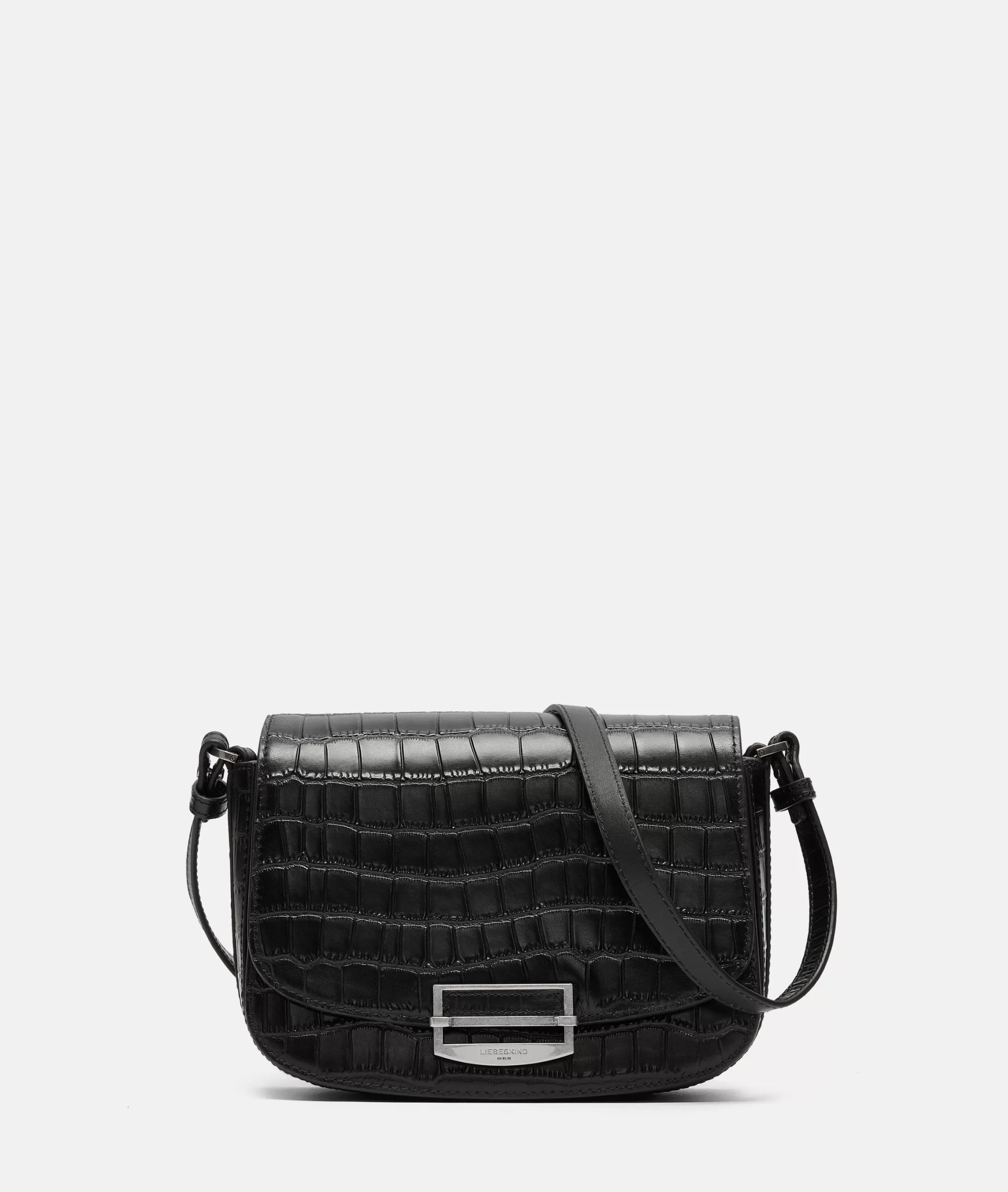LIEBESKIND BERLIN  Ledertaschen | Umhängetaschen<Ezra Crossbody M schwarz
