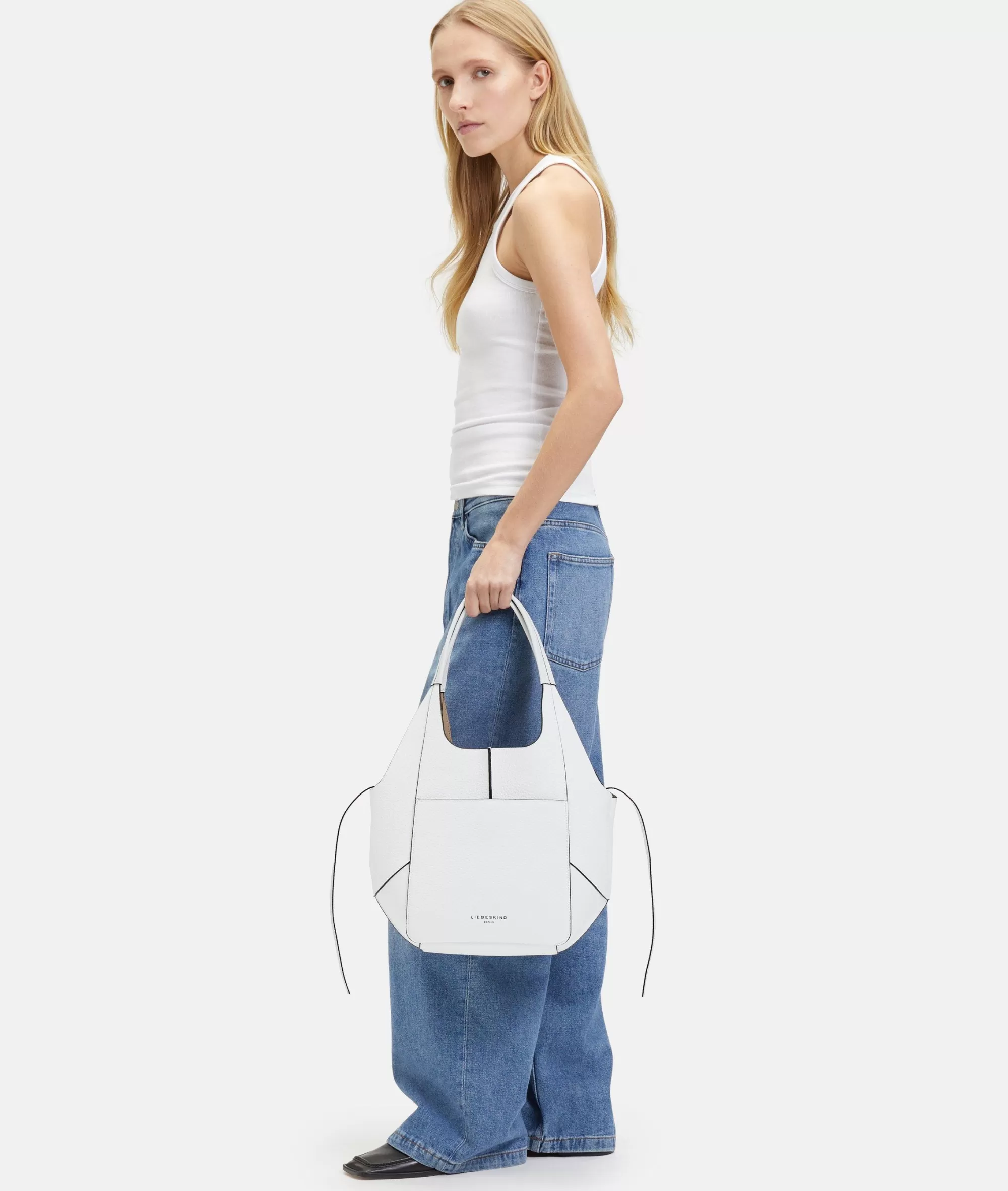 LIEBESKIND BERLIN  Business Bags | Ledertaschen<Lilly Tote M weiß