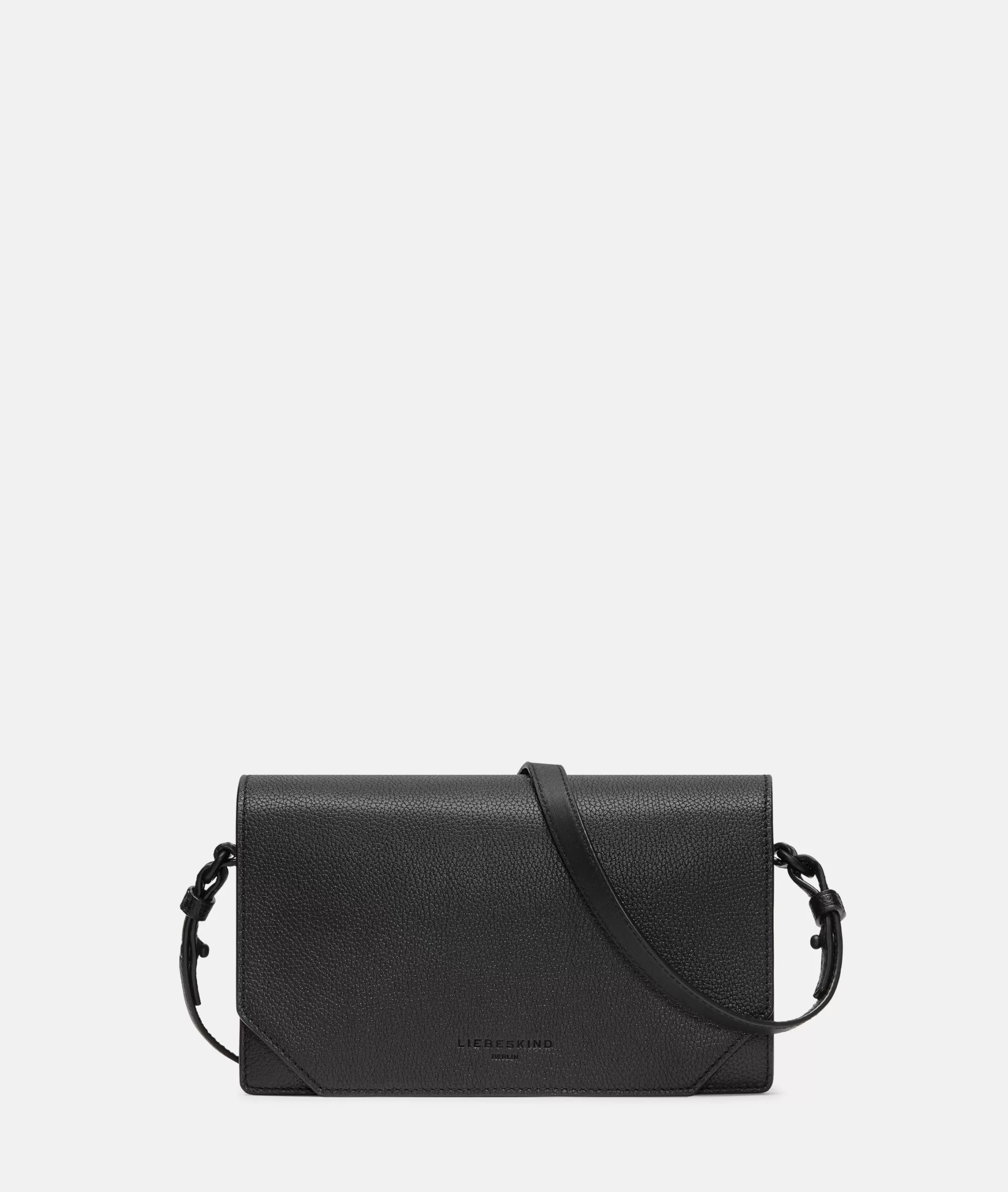 LIEBESKIND BERLIN  Ledertaschen | Umhängetaschen<Lora Crossbody S schwarz