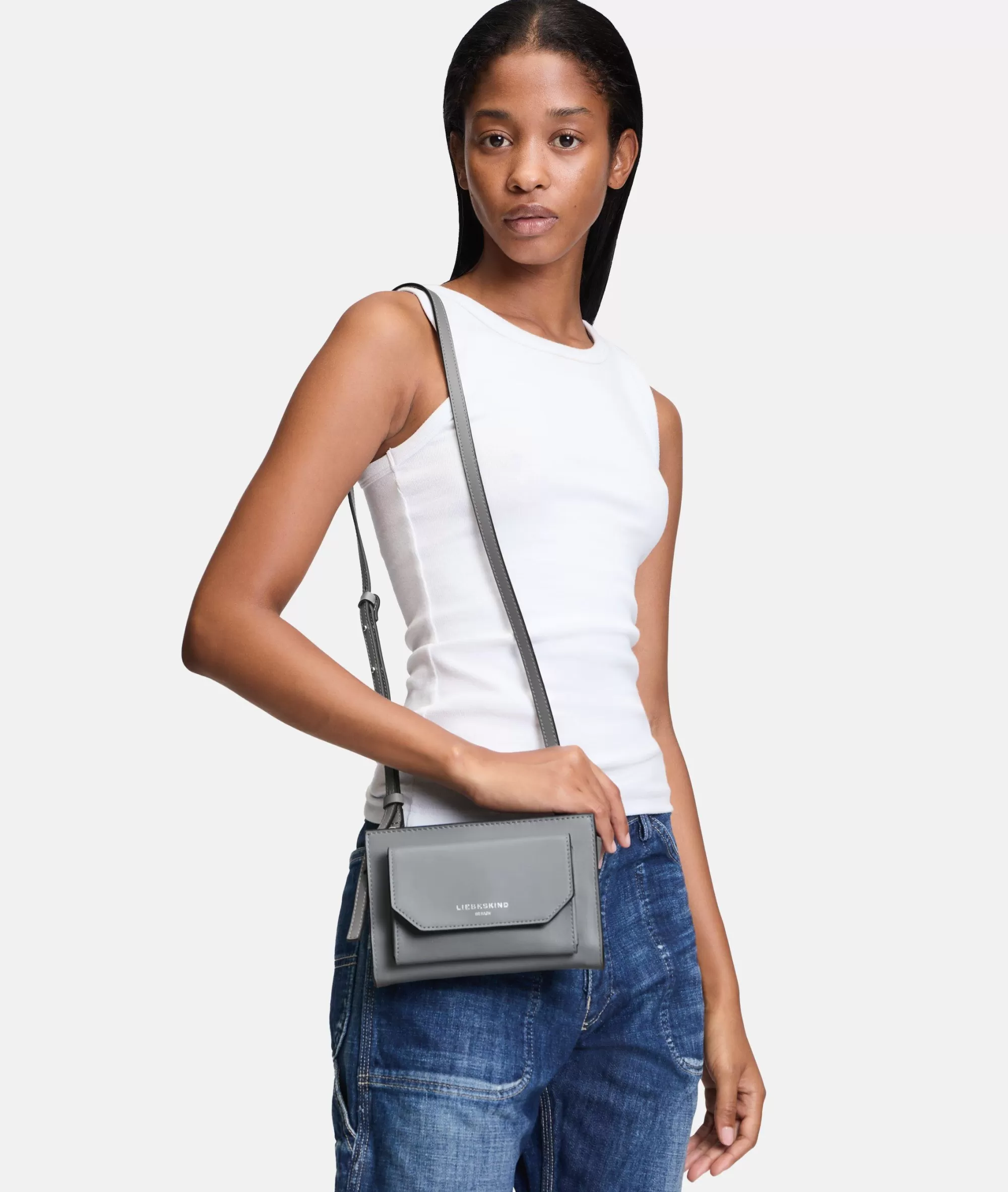 LIEBESKIND BERLIN  Umhängetaschen<Lora Mini-Bag graumeliert