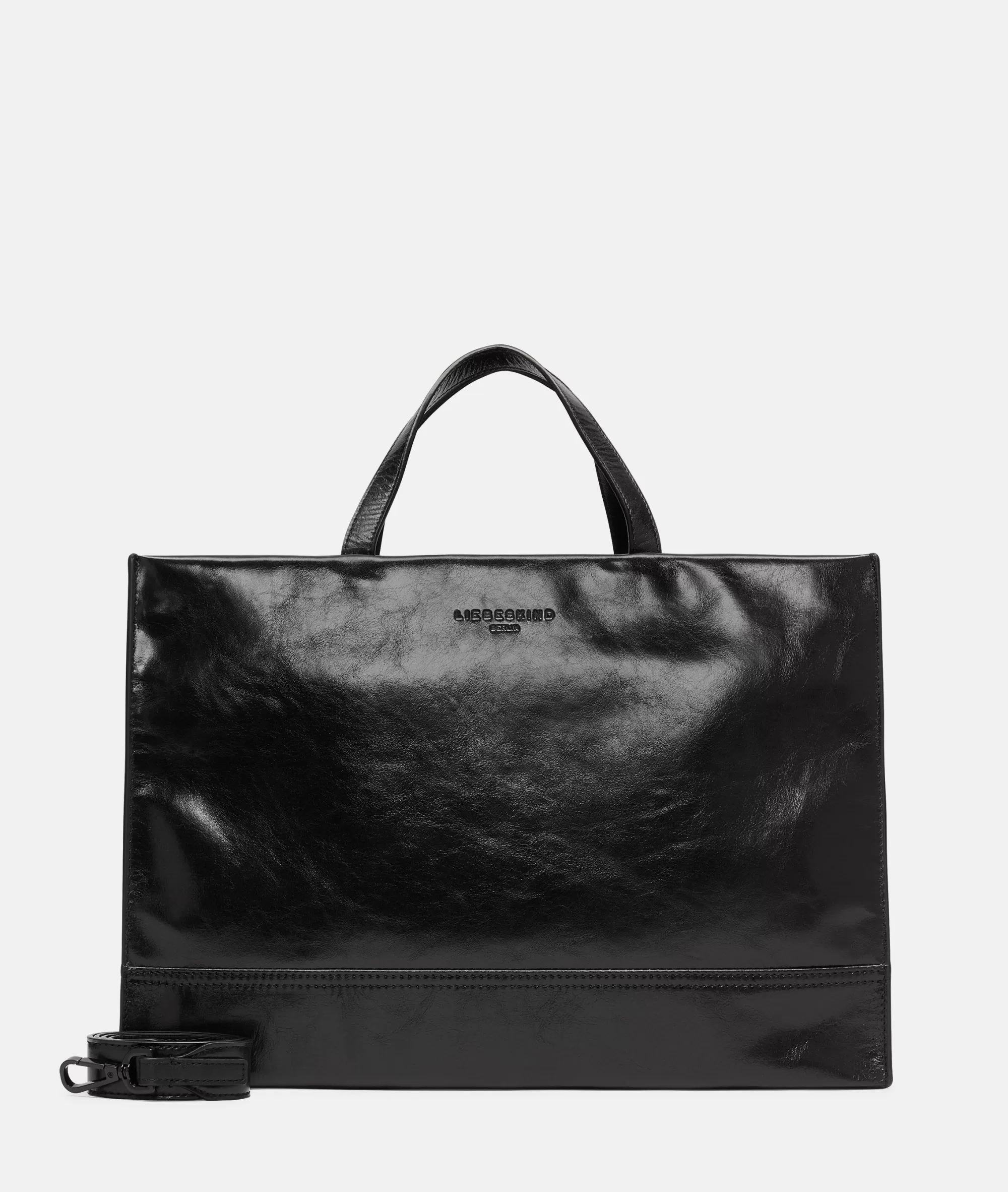 LIEBESKIND BERLIN  Ledertaschen | Handtaschen<Lou Satchel L schwarz