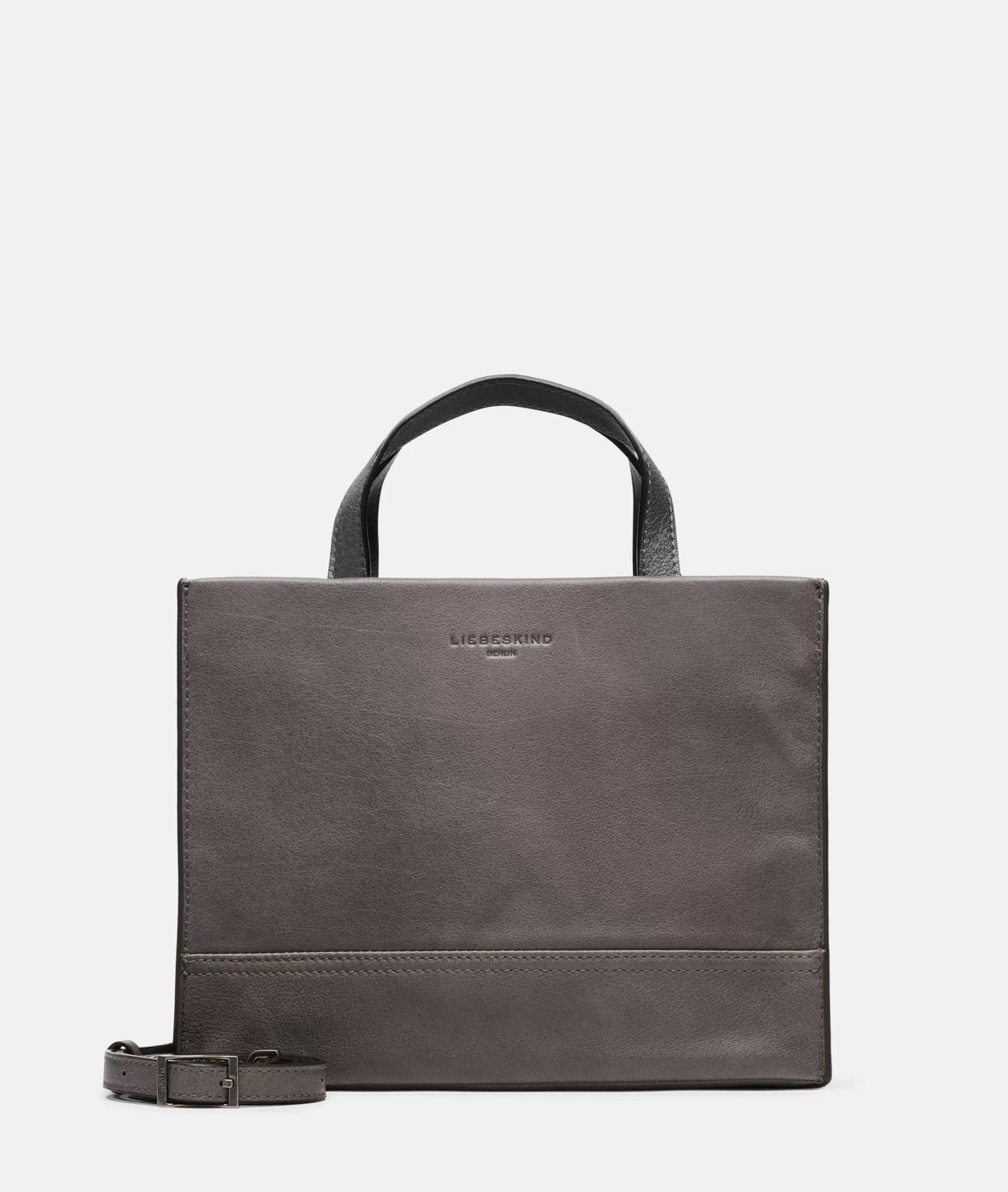 LIEBESKIND BERLIN  Ledertaschen | Handtaschen<Lou Satchel M grau