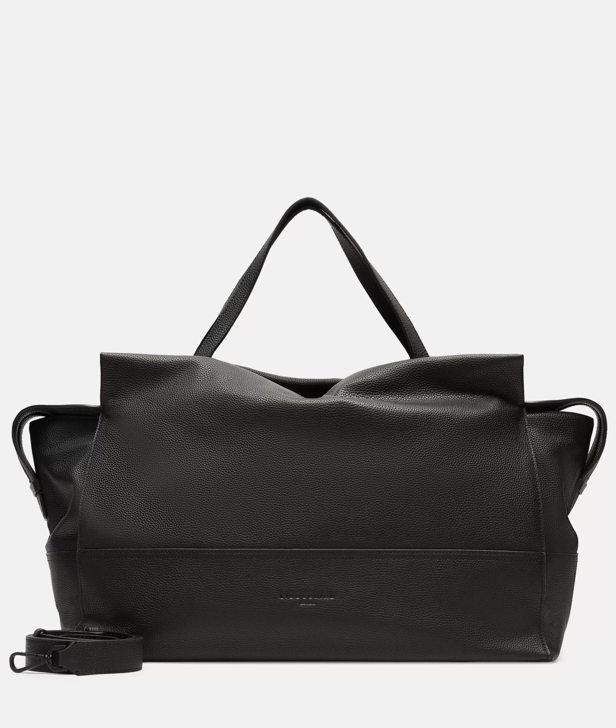 LIEBESKIND BERLIN  Ledertaschen | Schultertaschen<Lou Weekender XL schwarz