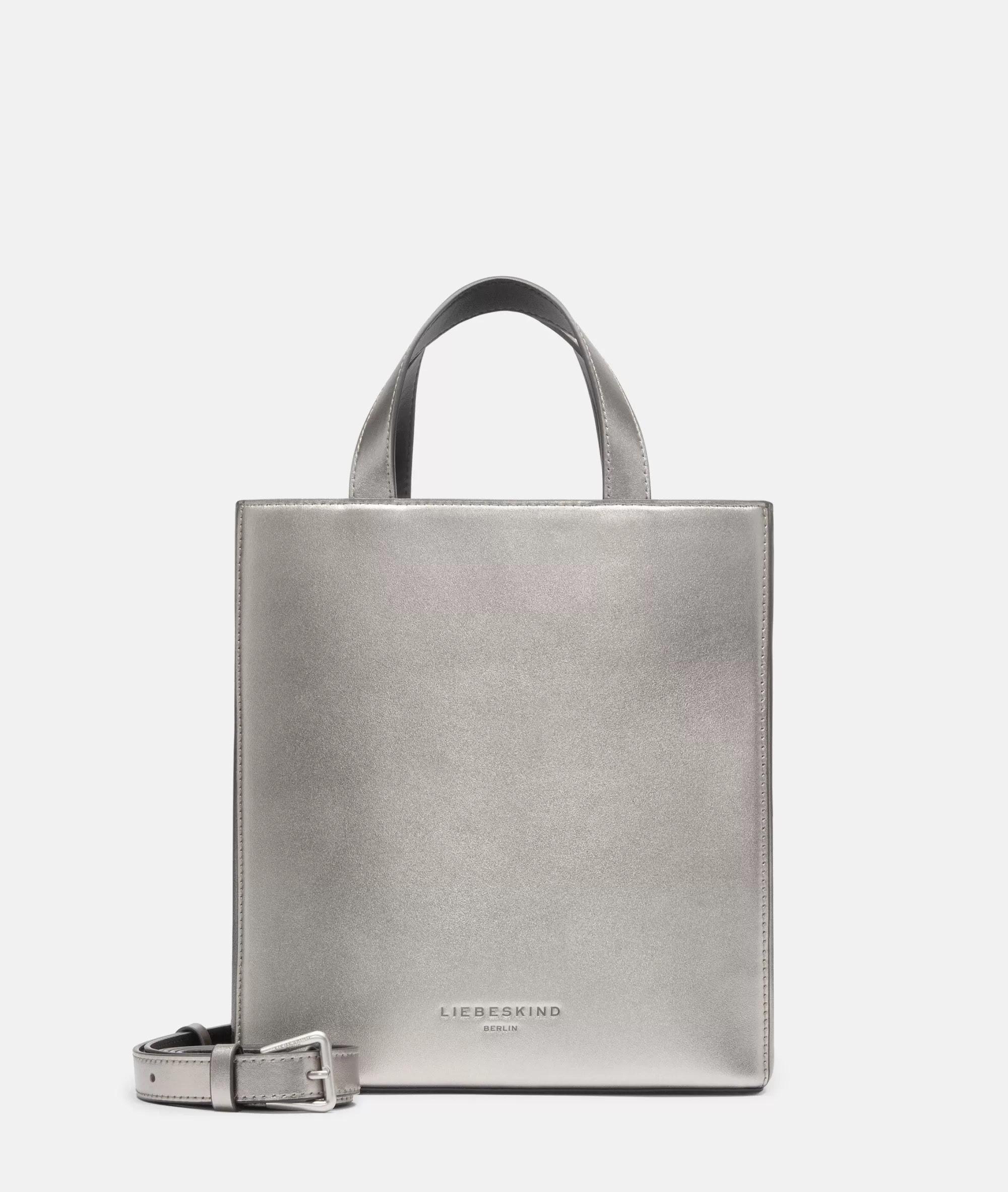 LIEBESKIND BERLIN  Ledertaschen | Handtaschen<Metallic Paper Bag S silber
