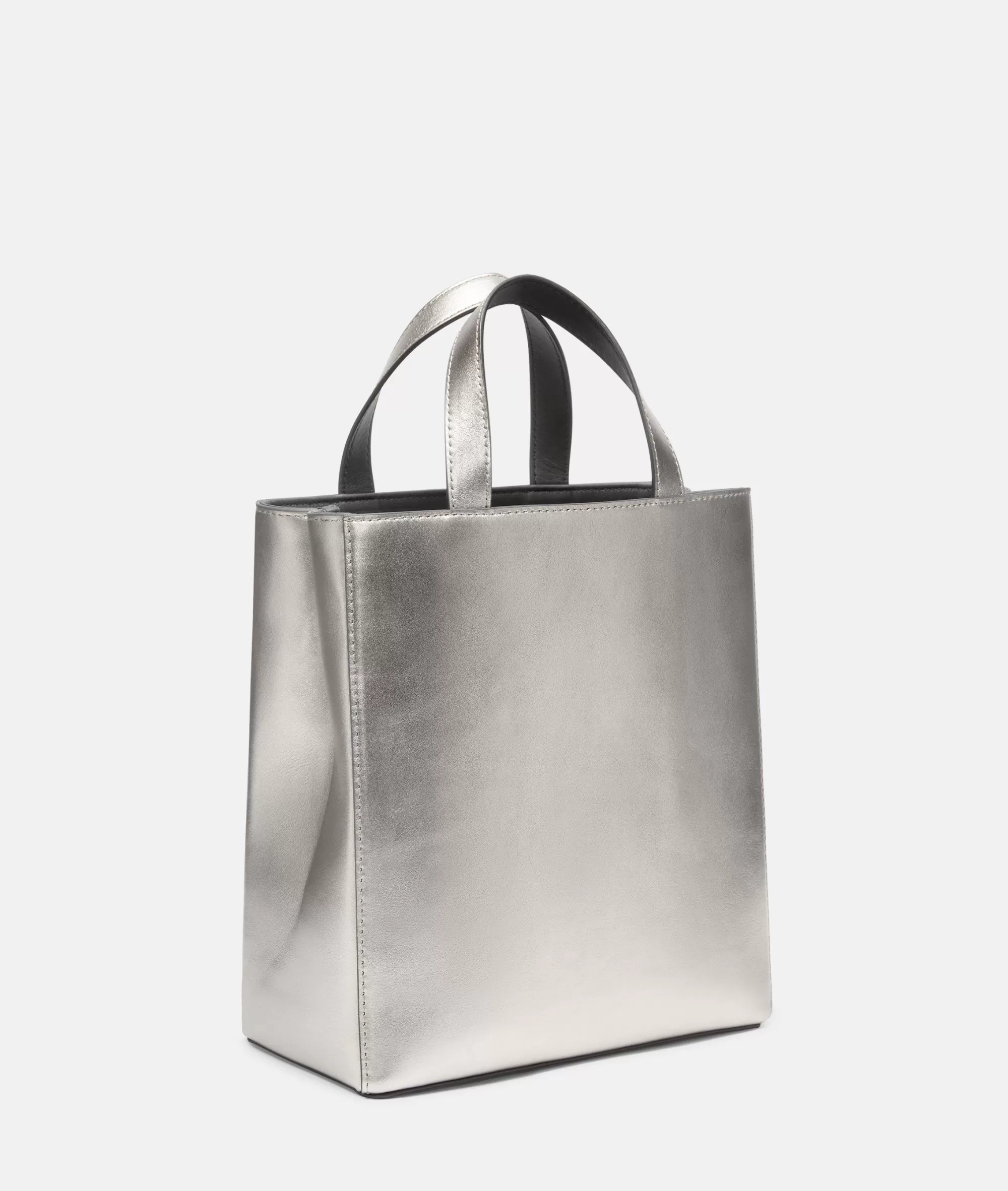 LIEBESKIND BERLIN  Ledertaschen | Handtaschen<Metallic Paper Bag S silber