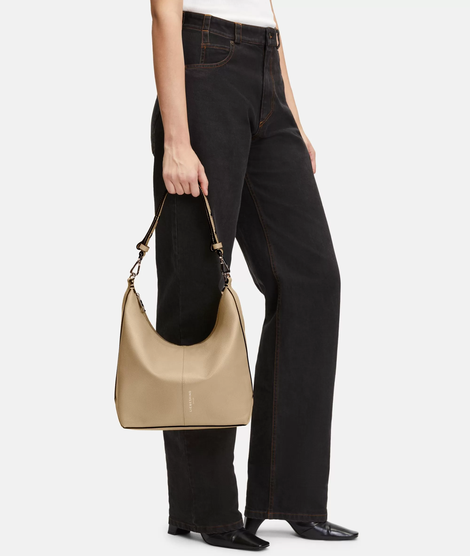 LIEBESKIND BERLIN  Business Bags | Ledertaschen<Paris Hobo M sandstein