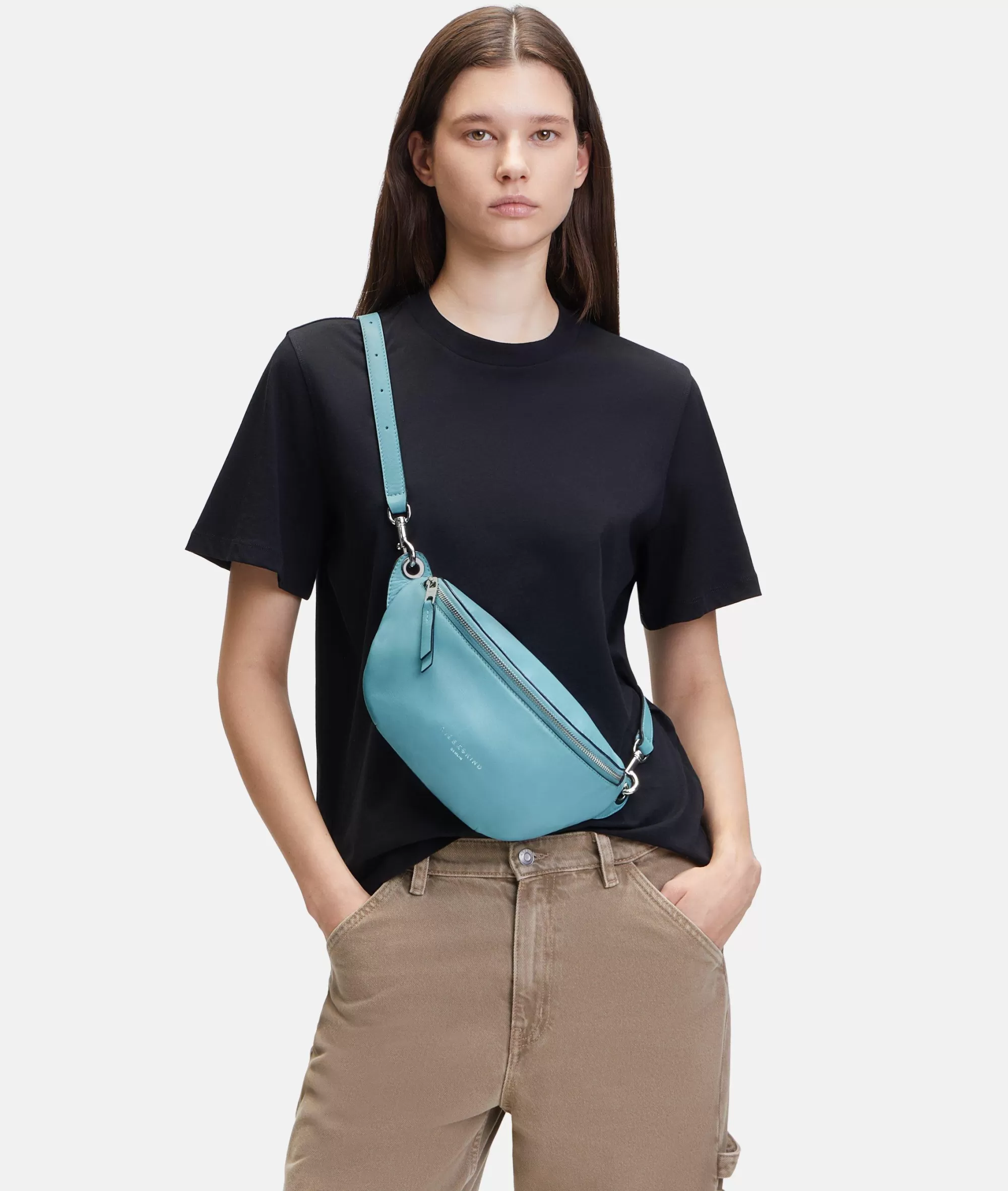 LIEBESKIND BERLIN  Ledertaschen | Gürteltaschen<Tavia Belt-Bag azurblau